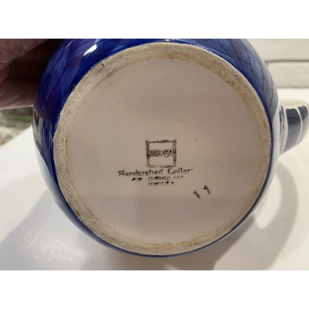 Vintage Mikasa Emerald Harvest‎ Handcrafted Portugal Pitcher